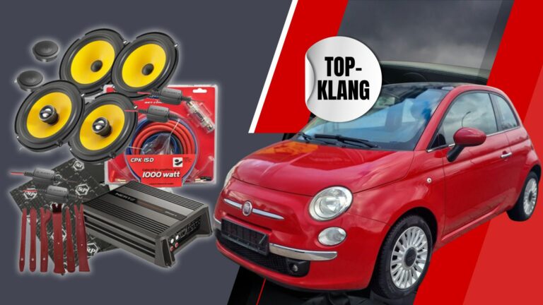 Fiat 500: Klangverzauberung der Oberklasse mit Top-Sound der Spitzenklasse