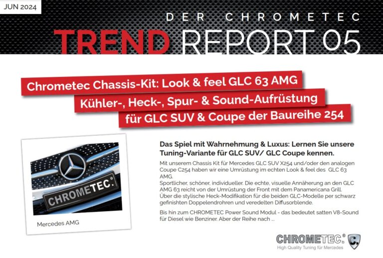 Fahrzeugveredelung auf höchstem Niveau: Chrometec’s exklusives Tuningkit für GLC 254