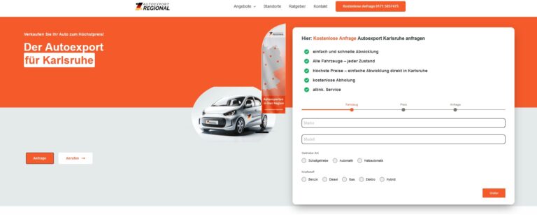 Autoexport in Karlsruhe: Schnell, fair und transparent – Der Weg zu Ihrem erfolgreichen Fahrzeugverkauf