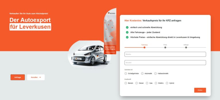Sichere Fahrzeugbewertung beim Autoexport: Maximieren Sie den Wert Ihres Autos in Leverkusen