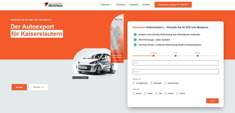 Autoexport Mannheim: Verkaufen Sie Ihr Auto einfach zum besten Preis mit kostenloser Abholung