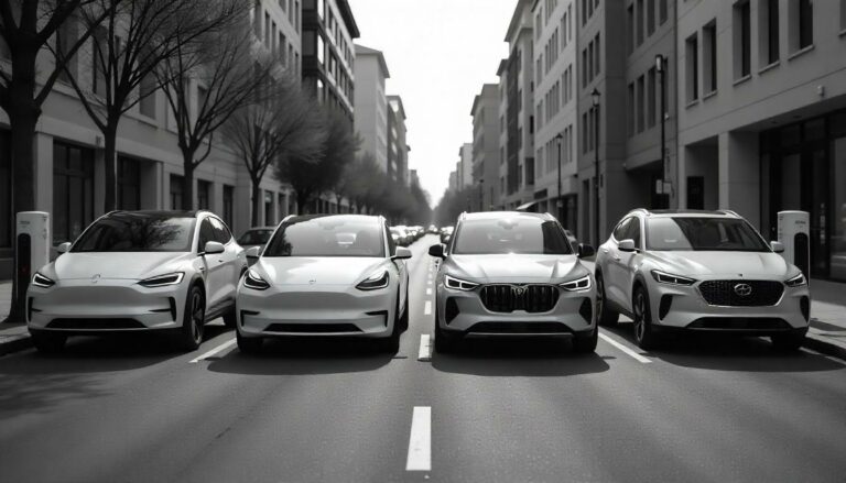 Die besten Elektroautos 2025 im Alltag: Anzeigen von Reichweiten und Effizienzwerten in einem umfassenden Vergleich